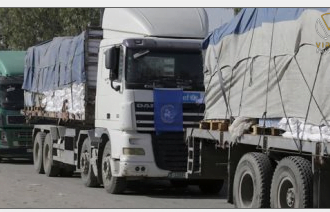 مصدر مسؤول يوضح صحة استهداف إسرائيل لشاحنة مساعدات مصرية بغزة