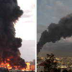 مصنع في الخليل يتعرض لحريق هائل والجهود مستمرة للإخماد