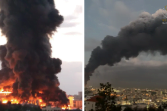 مصنع في الخليل يتعرض لحريق هائل والجهود مستمرة للإخماد