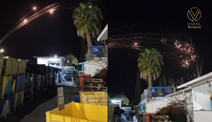 صواريخ لبنانية تستهدف المناطق الشمالية في إسرائيل