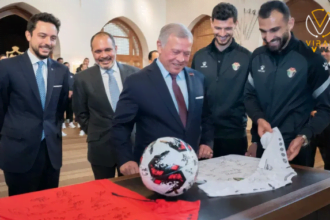 تكريم الملك الأردني لأبطال النشامى بميداليات اليوبيل الفضية