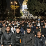 حضور 45 ألف للصلاة في المسجد الأقصى خلال العشاء والتراويح
