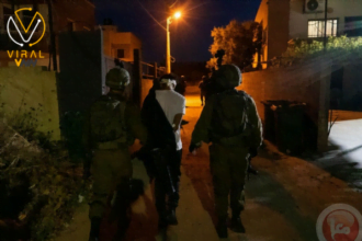 اعتقال 25 فلسطينياً بينهم أطفال وسيدة من الضفة الغربية