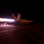 الجيش الأمريكي يدمر صاروخ باليستي حوثي مضاد للسفن