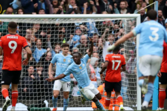 تصدر مؤقت لفريق مانشستر سيتي في الدوري الإنجليزي