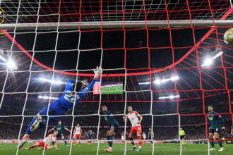 بايرن ميونخ يتغلب على أرسنال ويتأهل إلى نصف نهائي دوري الأبطال