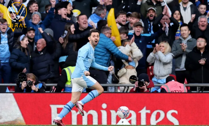 برناردو سيلفا يتألق ويقود مانشستر سيتي إلى نهائي كأس إنجلترا