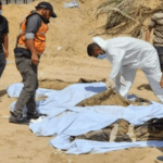 العثور على 51 جثة إضافية في مقبرة جماعية بمستشفى ناصر بغزة