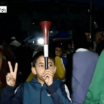 سكان رفح يحتفلون بقرار حماس بوقف إطلاق النار