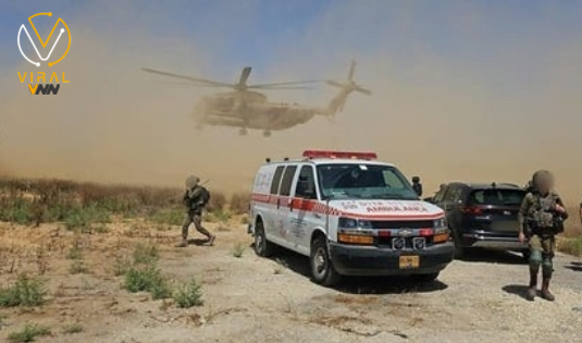 جنود الاحتلال يتعرضون الي لسعات دبابير في غزة