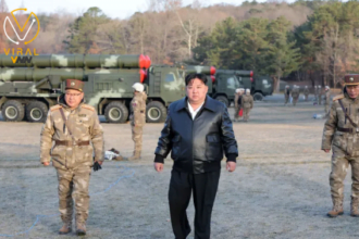 تجربة صاروخية بإشراف الزعيم الكوري الشمالي