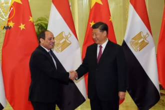 لقاء بين الرئيس الصيني والسيسي في بكين