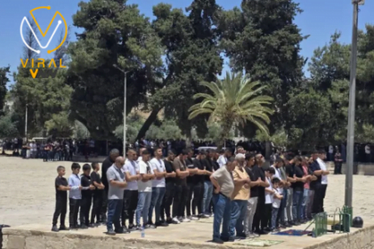 40 ألف مصلي يتوافدون الي المسجد الأقصى في صلاة الجمعة