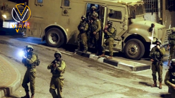 اشتباكات واعتقالات برام الله بعد اقتحامات متعددة وإصابة شاب