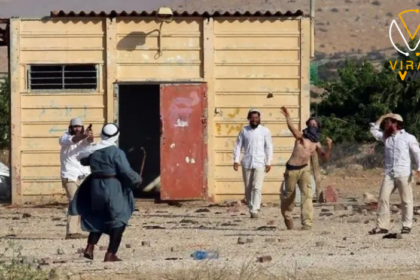 نفايات مستوطنين تلوث مياه نبع العوجا