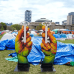 ختام احتجاج أنصار الفلسطينيين بجامعة تورنتو