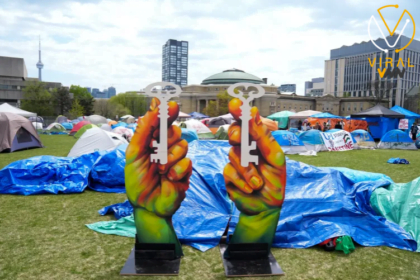 ختام احتجاج أنصار الفلسطينيين بجامعة تورنتو