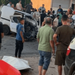 قصف إسرائيلي على سيارة في بعلبك شرق لبنان