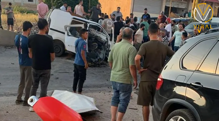 قصف إسرائيلي على سيارة في بعلبك شرق لبنان