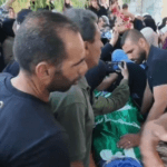 تشييع جنازة الشهيد أحمد أبو الهيجا في كفر دان