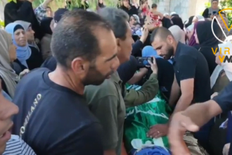 تشييع جنازة الشهيد أحمد أبو الهيجا في كفر دان