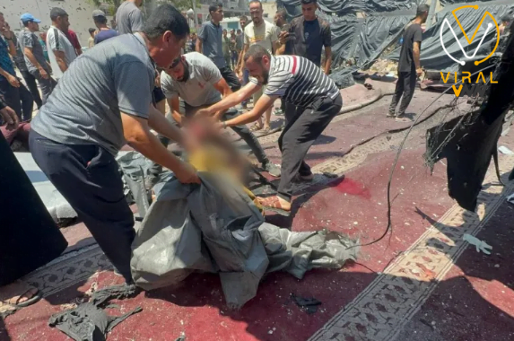 شهداء وجرحى في قصف على مصلى بمخيم الشاطئ