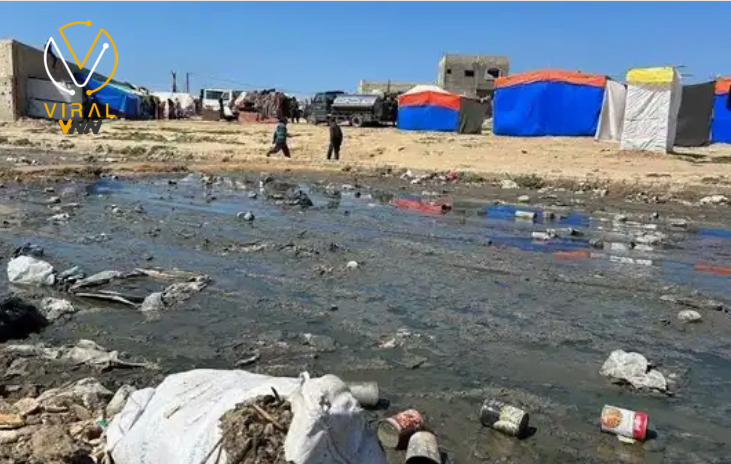 إيقاف الخدمات الصحية في محطات الصرف ببلدية دير البلح