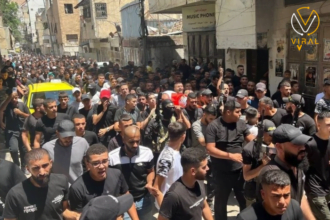 تشييع جنازة الشهيدين حشاش ومشه في نابلس