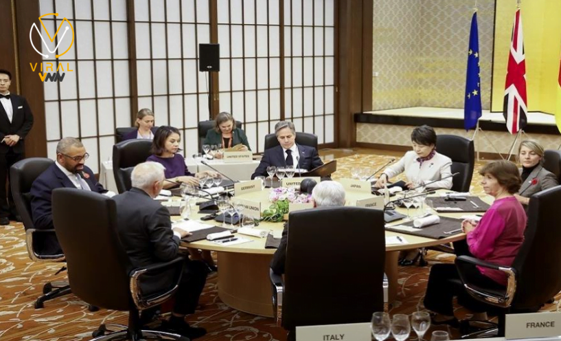 السبع الكبرى تحث على وقف إطلاق النار في قطاع غزة