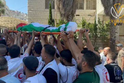تشييع جثمان الشهيد تامر صقر في نابلس