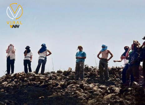 مستوطنون يقتحمون أراضي زراعية في برية المنيا شرق بيت لحم