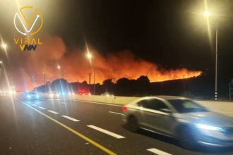 حزب الله يستهدف نهاريا بعشرات الصواريخ