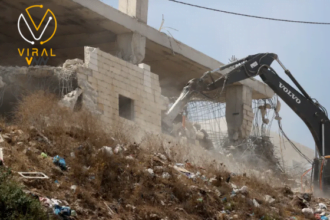 تدمير مبنى بمساحة 3500 متر بواسطة الاحتلال