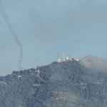 حرائق تشتعل في جبل ميرون نتيجة إطلاق صواريخ من الأراضي اللبنانية