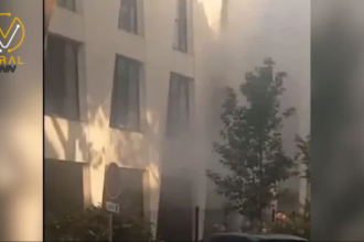 اندلاع حريق كبير ووقوع انفجار بجانب معبد يهودي في جنوب فرنسا