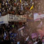 تظاهرات ضخمة في إسرائيل لدعم صفقة تبادل الأسرى