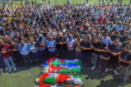 مخيم الفارعة يشهد تشييع جثامين 4 شهداء