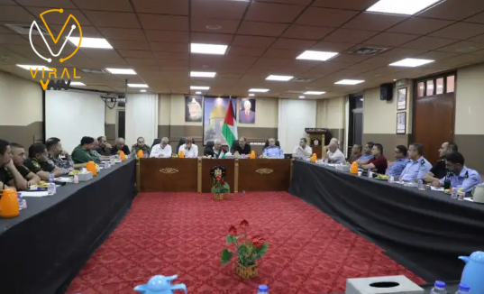 وزير الداخلية يقوم بجولة تفقدية في محافظتي طوباس وطولكرم