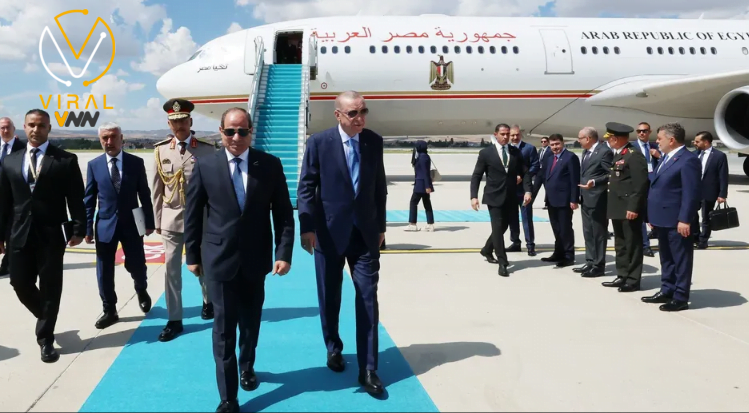 استقبال أردوغان للسيسي في أنقرة