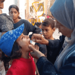 خان يونس تشهد انطلاق حملة تطعيم شلل الأطفال