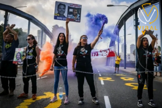 مظاهرات حاشدة تؤدي إلى إغلاق شوارع رئيسية في تل أبيب