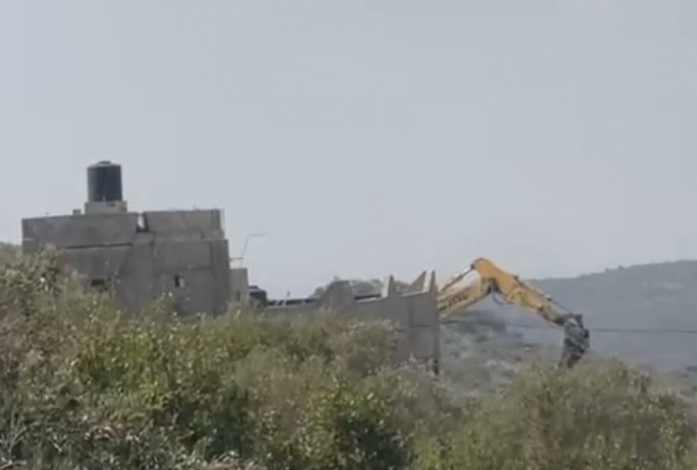 هدم منزل على يد الاحتلال غرب سلفيت
