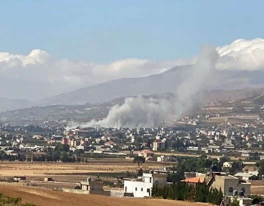 غارة إسرائيلية على "تمنين" في منطقة البقاع