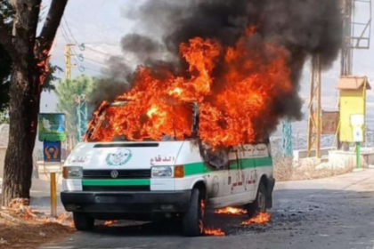 غارات إسرائيلية تستهدف مسعفين في لبنان