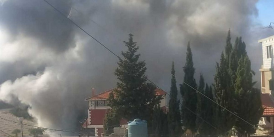 استشهاد امرأة وأبنائها الأربعة إثر قصف إسرائيلي على بلدة لبنانية