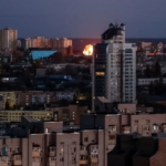 قصف روسي يسبب أضرار وإصابات في كييف