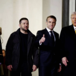 محادثات ثلاثية بين ترمب وزيلينسكي وماكرون في باريس