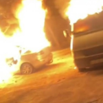 حرق المستوطنين لممتلكات المدنيين في سنجل شمال رام الله