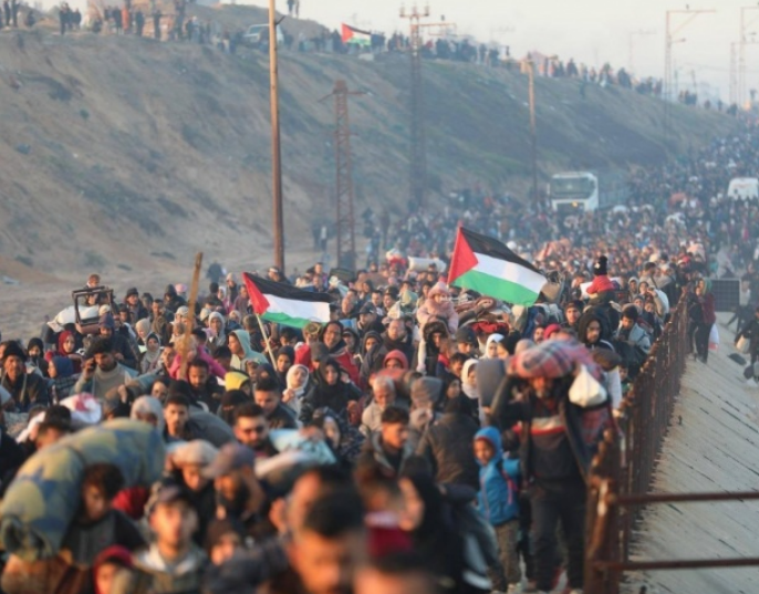 90% من العائدين إلى شمال غزة بلا مأوى