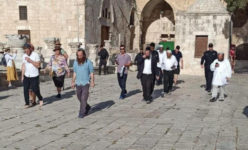 اقتحام أكثر من 500 مستوطن للمسجد الأقصى